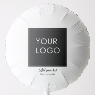 Simple Company Business Logo Branded Script Balloon