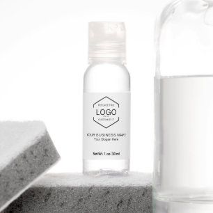 Simple Company Business Logo Hand Sanitizer