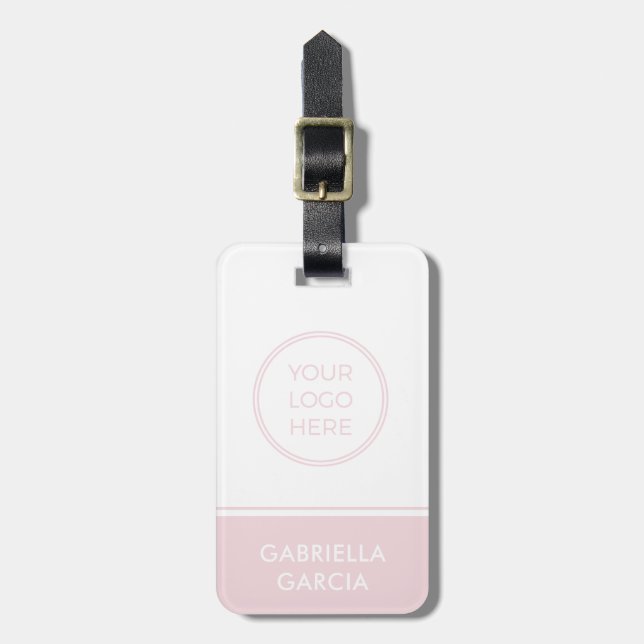 Simple Company Logo  Luggage Tag (Front Vertical)