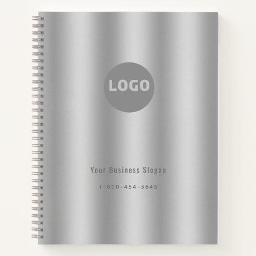 Simple Company Logo Phone Address Promotional Notebook