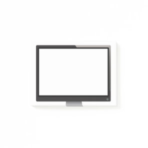 Simple Computer Monitor Design Post-it Notes