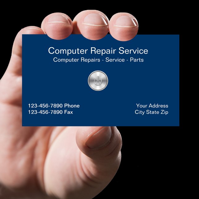 Simple Computers Business Card (Creator Uploaded)