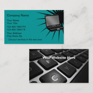 Simple Computers Business Cards
