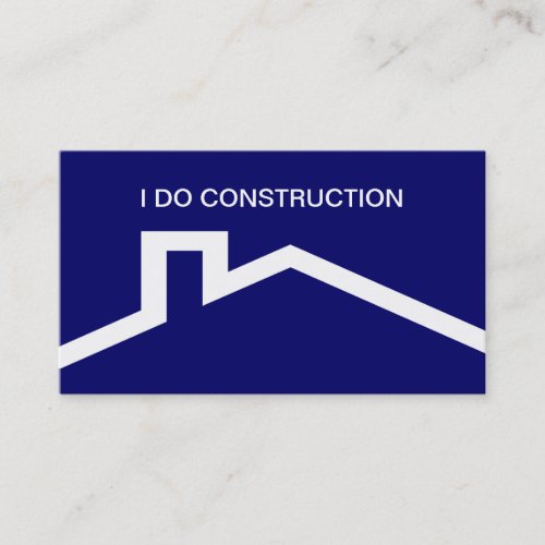 Simple Construction Business Cards