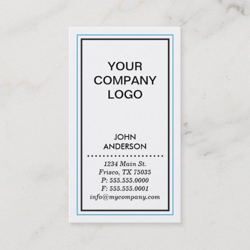 Customizable Simple Contemporary Business Card