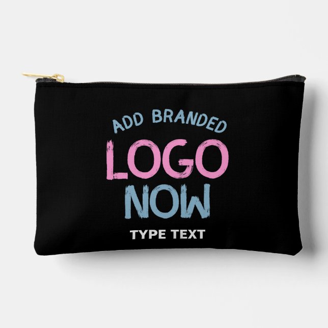 SIMPLE CONTEMPORARY CLEAN BLACK FASHIONABLE CLIENT ACCESSORY POUCH (Front)