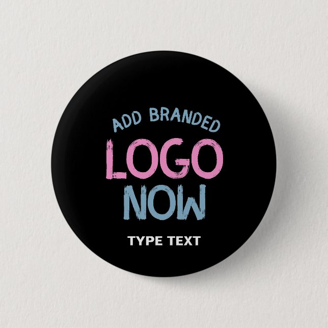 SIMPLE CONTEMPORARY CLEAN BLACK FASHIONABLE CLIENT BUTTON (Front)