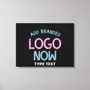 SIMPLE CONTEMPORARY CLEAN BLACK FASHIONABLE CLIENT CANVAS PRINT