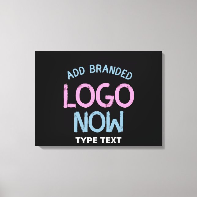 SIMPLE CONTEMPORARY CLEAN BLACK FASHIONABLE CLIENT CANVAS PRINT (Front)