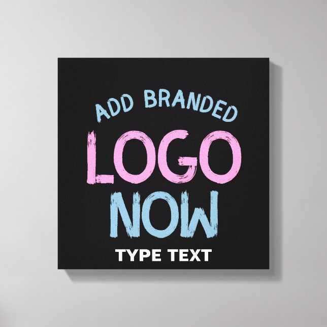 SIMPLE CONTEMPORARY CLEAN BLACK FASHIONABLE CLIENT CANVAS PRINT (Front)