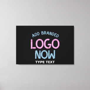 SIMPLE CONTEMPORARY CLEAN BLACK FASHIONABLE CLIENT CANVAS PRINT