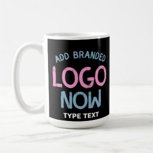 SIMPLE CONTEMPORARY CLEAN BLACK FASHIONABLE CLIENT COFFEE MUG