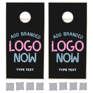 SIMPLE CONTEMPORARY CLEAN BLACK FASHIONABLE CLIENT CORNHOLE SET