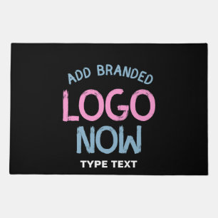 SIMPLE CONTEMPORARY CLEAN BLACK FASHIONABLE CLIENT DOORMAT