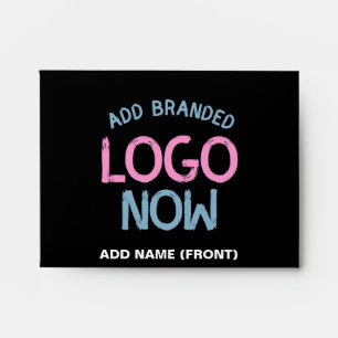 SIMPLE CONTEMPORARY CLEAN BLACK FASHIONABLE CLIENT ENVELOPE