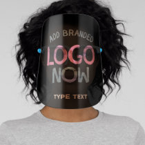 SIMPLE CONTEMPORARY CLEAN BLACK FASHIONABLE CLIENT FACE SHIELD
