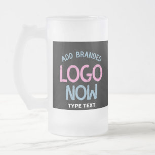 SIMPLE CONTEMPORARY CLEAN BLACK FASHIONABLE CLIENT FROSTED GLASS BEER MUG