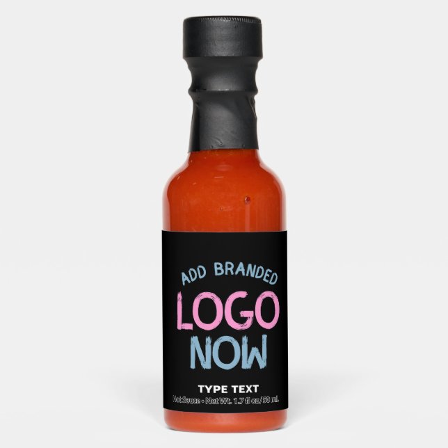 SIMPLE CONTEMPORARY CLEAN BLACK FASHIONABLE CLIENT HOT SAUCES (Front)