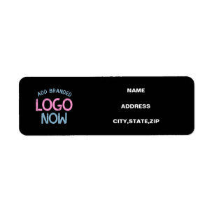 SIMPLE CONTEMPORARY CLEAN BLACK FASHIONABLE CLIENT LABEL