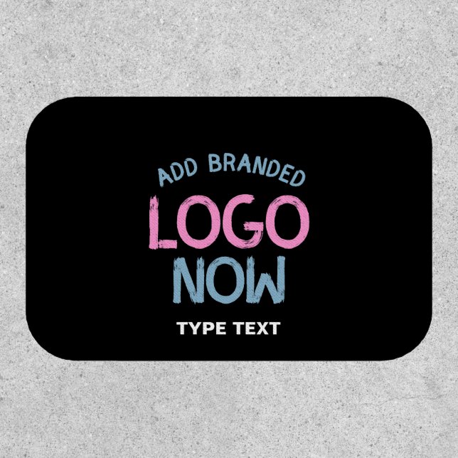 SIMPLE CONTEMPORARY CLEAN BLACK FASHIONABLE CLIENT PATCH (Front)