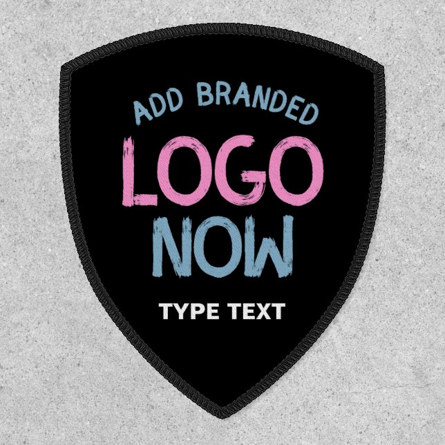 SIMPLE CONTEMPORARY CLEAN BLACK FASHIONABLE CLIENT PATCH (Front)
