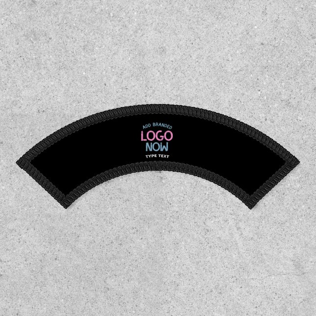 SIMPLE CONTEMPORARY CLEAN BLACK FASHIONABLE CLIENT PATCH (Front)