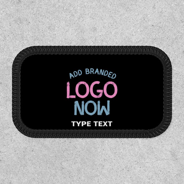 SIMPLE CONTEMPORARY CLEAN BLACK FASHIONABLE CLIENT PATCH (Front)