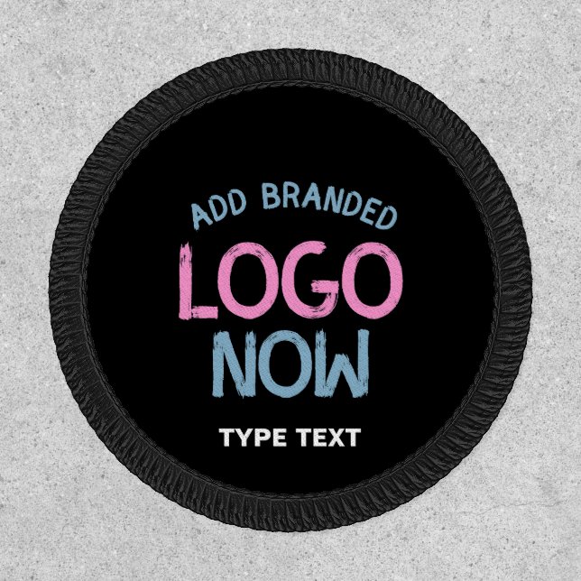 SIMPLE CONTEMPORARY CLEAN BLACK FASHIONABLE CLIENT PATCH (Front)