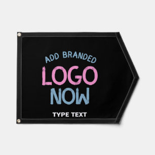 SIMPLE CONTEMPORARY CLEAN BLACK FASHIONABLE CLIENT PENNANT