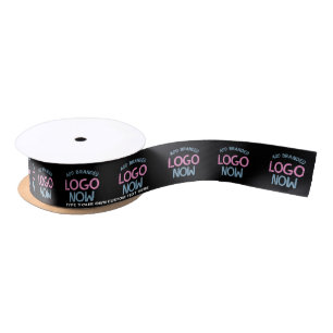 SIMPLE CONTEMPORARY CLEAN BLACK FASHIONABLE CLIENT SATIN RIBBON