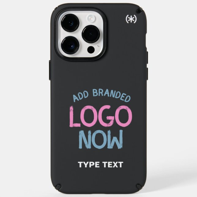 SIMPLE CONTEMPORARY CLEAN BLACK FASHIONABLE CLIENT SPECK iPhone CASE (Front)