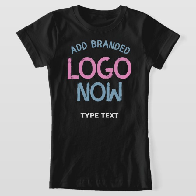 SIMPLE CONTEMPORARY CLEAN BLACK FASHIONABLE CLIENT T-Shirt (Laydown)
