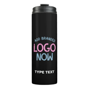 SIMPLE CONTEMPORARY CLEAN BLACK FASHIONABLE CLIENT THERMAL TUMBLER
