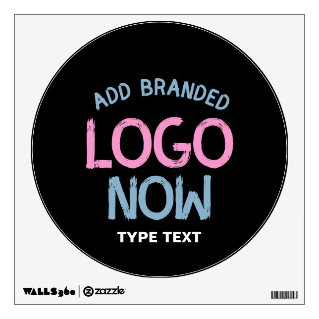 SIMPLE CONTEMPORARY CLEAN BLACK FASHIONABLE CLIENT WALL DECAL (Front)