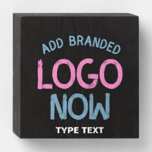 SIMPLE CONTEMPORARY CLEAN BLACK FASHIONABLE CLIENT WOODEN BOX SIGN