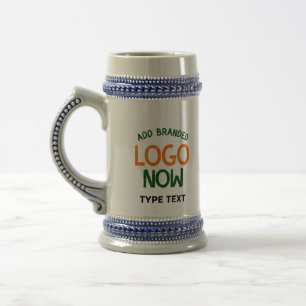 SIMPLE CONTEMPORARY CLEAN BROWN FASHIONABLE CLIENT BEER STEIN