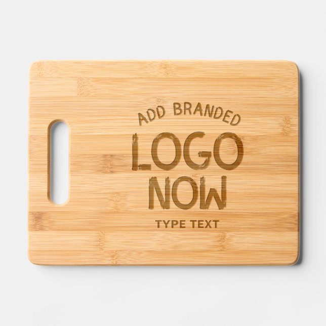 SIMPLE CONTEMPORARY CLEAN BROWN FASHIONABLE CLIENT ENGRAVED CUTTING BOARD (Front)