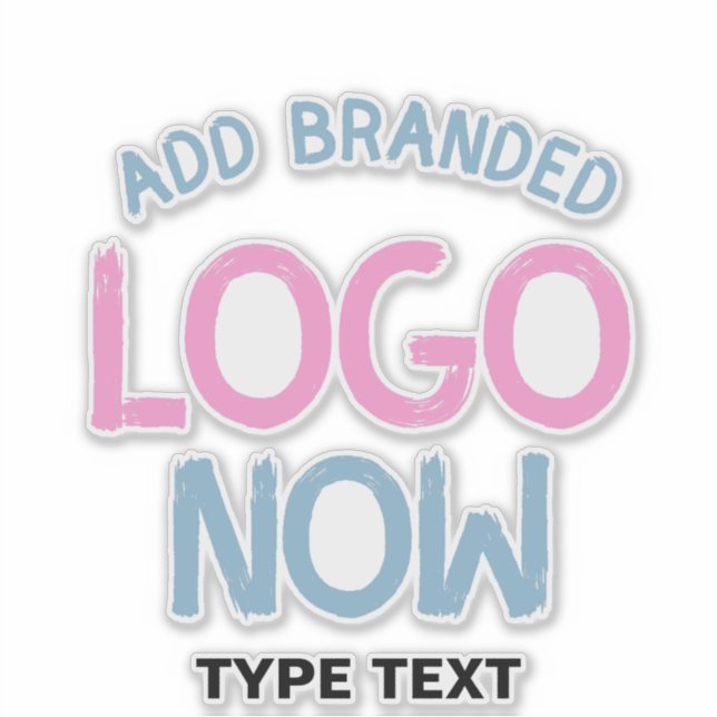 SIMPLE CONTEMPORARY CLEAN CLEAR FASHIONABLE CLIENT STICKER (Front)
