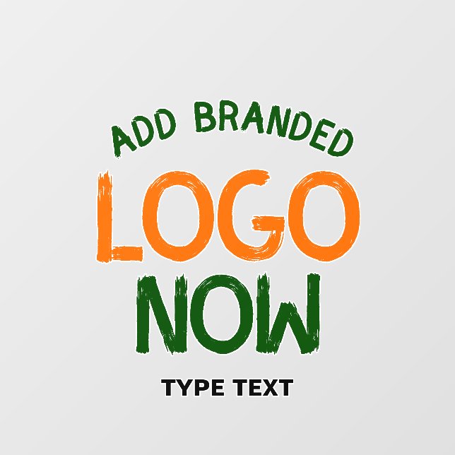 SIMPLE CONTEMPORARY CLEAN CLEAR FASHIONABLE CLIENT WALL DECAL  (Front)