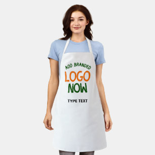 SIMPLE CONTEMPORARY CLEAN WHITE FASHIONABLE CLIENT APRON