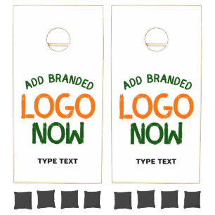 SIMPLE CONTEMPORARY CLEAN WHITE FASHIONABLE CLIENT CORNHOLE SET