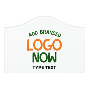 SIMPLE CONTEMPORARY CLEAN WHITE FASHIONABLE CLIENT DOOR SIGN