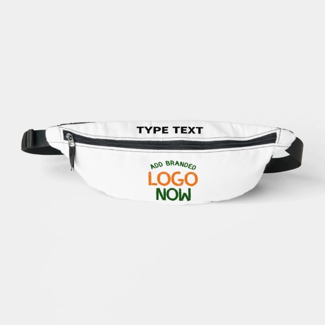 SIMPLE CONTEMPORARY CLEAN WHITE FASHIONABLE CLIENT FANNY PACK (Front)