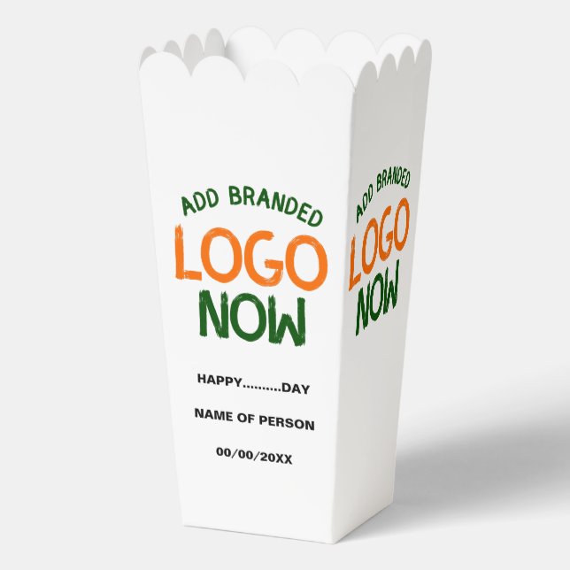 SIMPLE CONTEMPORARY CLEAN WHITE FASHIONABLE CLIENT FAVOR BOXES (Front)
