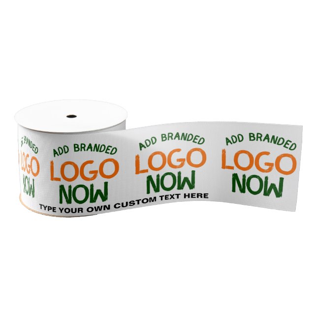 SIMPLE CONTEMPORARY CLEAN WHITE FASHIONABLE CLIENT GROSGRAIN RIBBON (Spool)