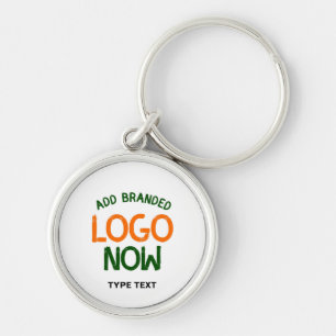 SIMPLE CONTEMPORARY CLEAN WHITE FASHIONABLE CLIENT KEYCHAIN
