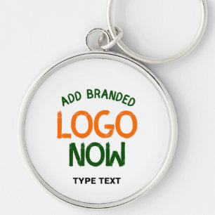 SIMPLE CONTEMPORARY CLEAN WHITE FASHIONABLE CLIENT KEYCHAIN