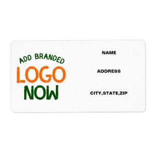 SIMPLE CONTEMPORARY CLEAN WHITE FASHIONABLE CLIENT LABEL