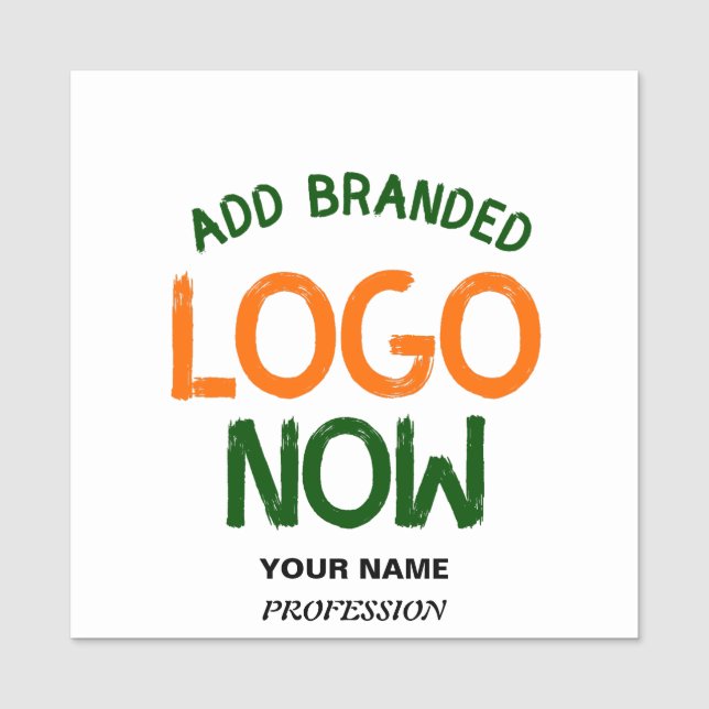 SIMPLE CONTEMPORARY CLEAN WHITE FASHIONABLE CLIENT NAME TAG (Front)