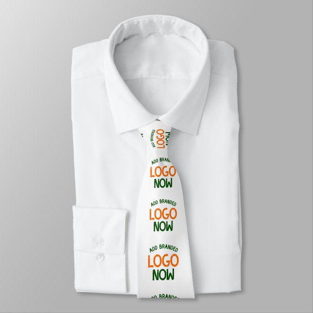 SIMPLE CONTEMPORARY CLEAN WHITE FASHIONABLE CLIENT NECK TIE (Tied)